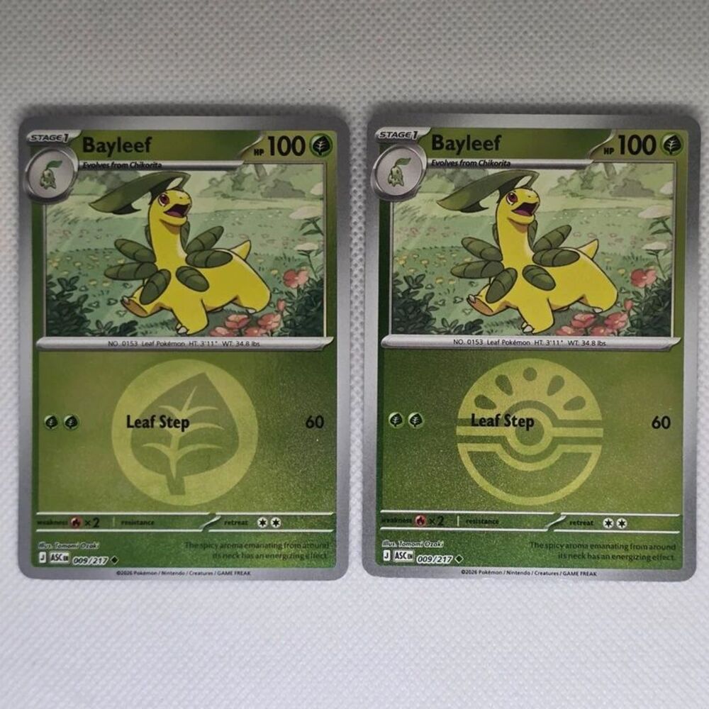 Bayleef #9 (2) card set Pokemon Ascended Heroes
